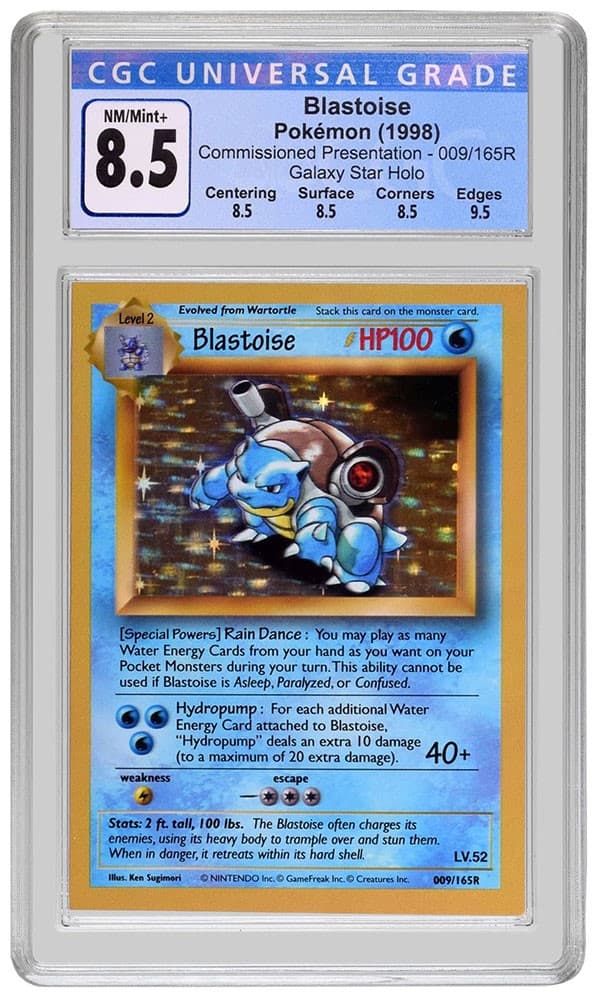 Blastoise WOTC Presentation Galaxy Star Holo