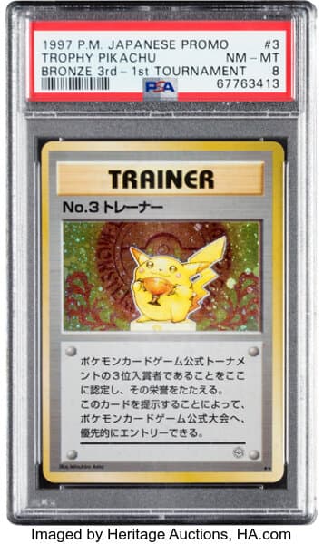 Pikachu No. 3 Trainer Bronze Trophy